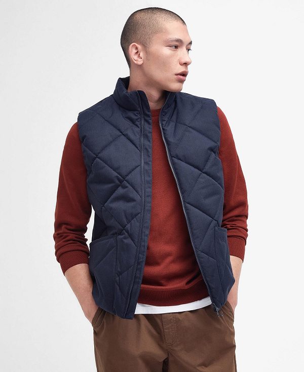 Barbour Lindale Gilet Dark Navy | BABO87533