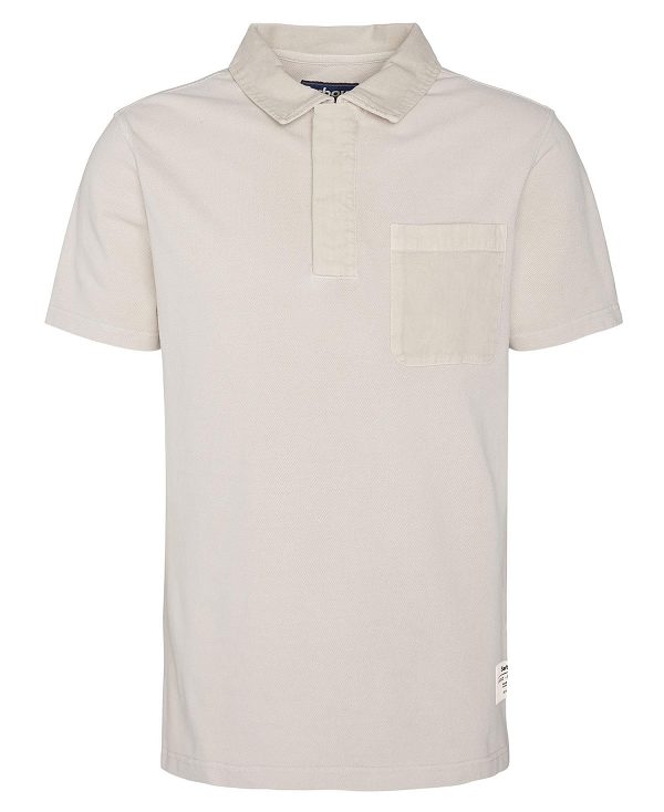 Barbour Liverton Short-sleeved Polo Shirt Rainy Day | BABO88185