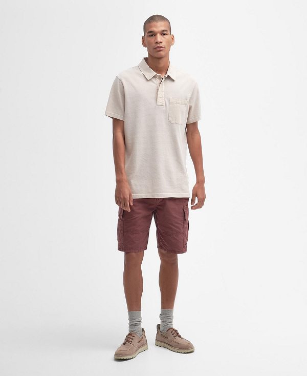 Barbour Liverton Short-sleeved Polo Shirt Rainy Day | BABO88185