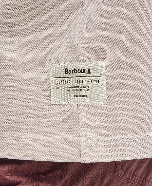 Barbour Liverton Short-sleeved Polo Shirt Rainy Day | BABO88185