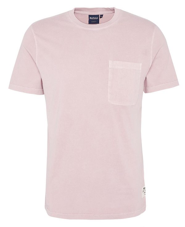 Barbour Liverton T-shirt Pink Quartz | BABO88356