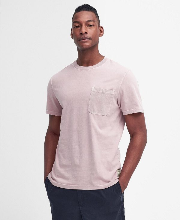 Barbour Liverton T-shirt Pink Quartz | BABO88356