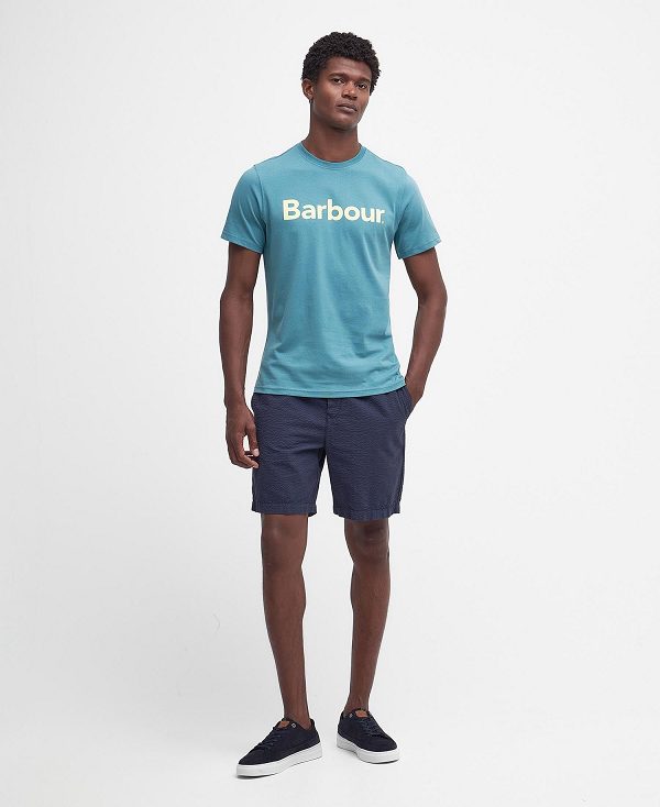 Barbour Logo T-shirt Ecru | BABO88313