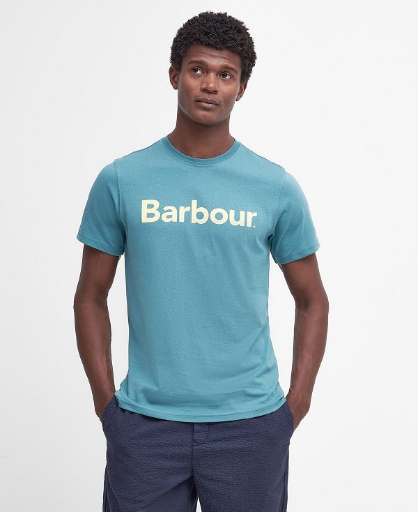 Barbour Logo T-shirt Ecru | BABO88313