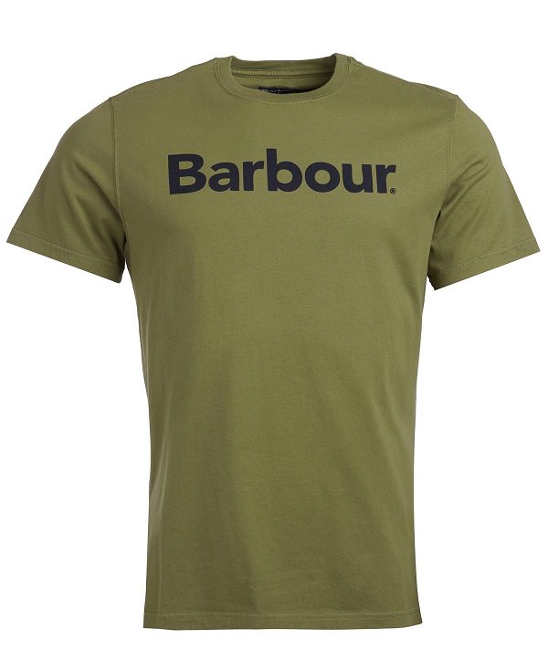 Barbour Logo T-shirt Evergreen | BABO88262