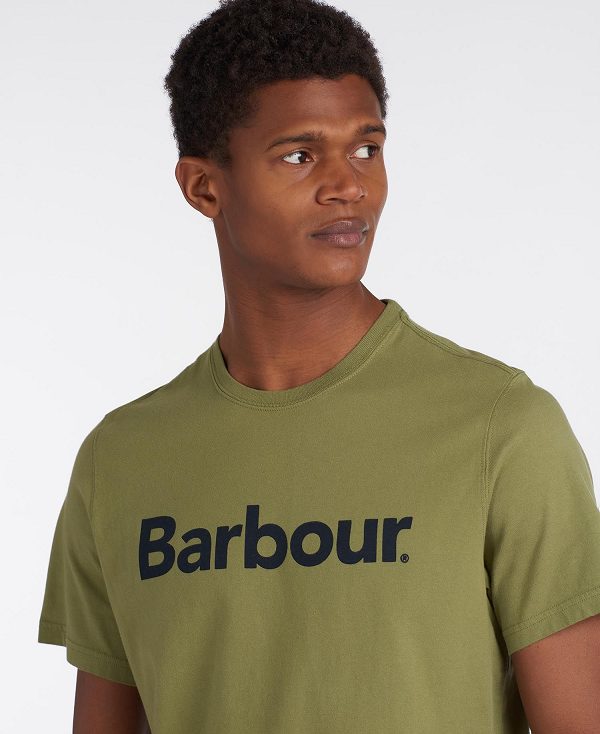 Barbour Logo T-shirt Evergreen | BABO88262