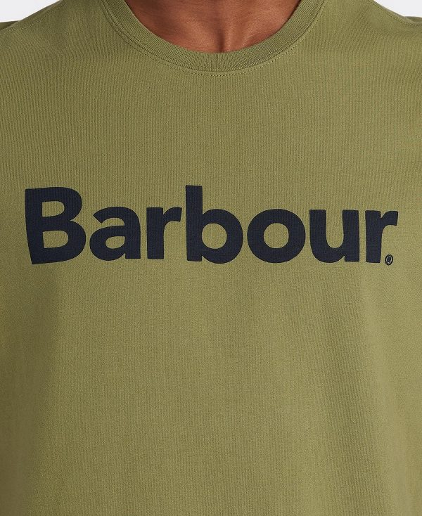 Barbour Logo T-shirt Evergreen | BABO88262