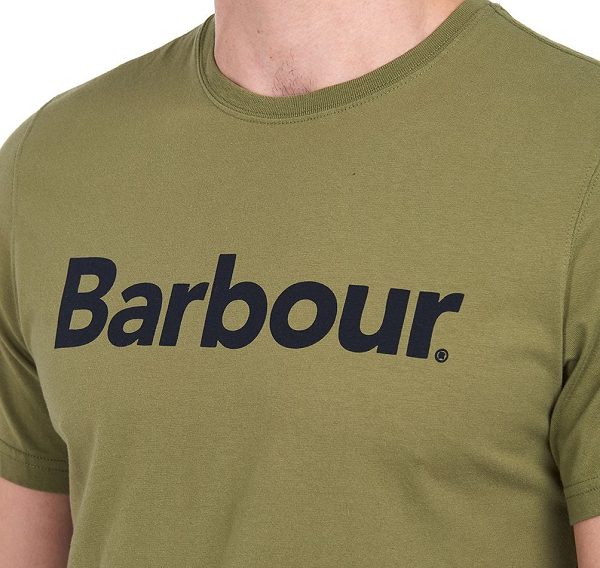 Barbour Logo T-shirt Evergreen | BABO88262