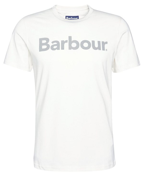 Barbour Logo T-shirt White | BABO88314