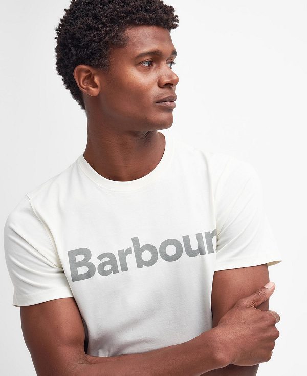 Barbour Logo T-shirt White | BABO88314