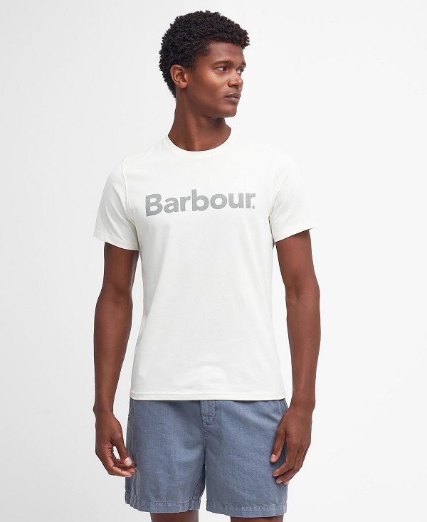 Barbour Logo T-shirt White | BABO88314