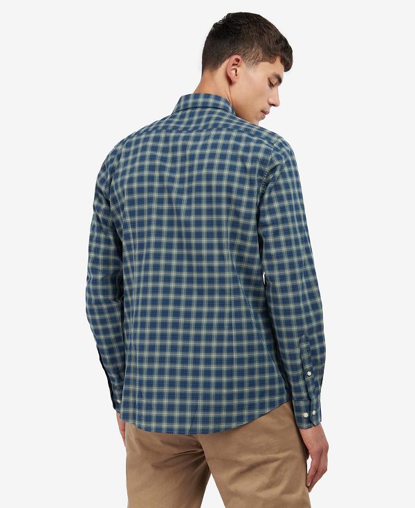 Barbour Lomond Tailored Long-sleeved Shirt Amble Sand Tartan | BABO87626