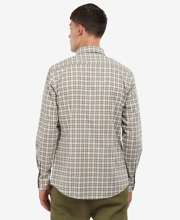 Barbour Lomond Tailored Shirt Glenmore Olive Tartan | BABO87600