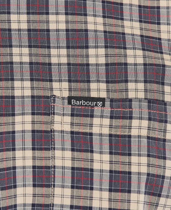 Barbour Lomond Tailored Shirt Winter Red Tartan | BABO87617