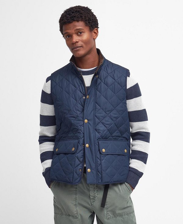 Barbour Lowerdale Gilet Dark Blue | BABO87560