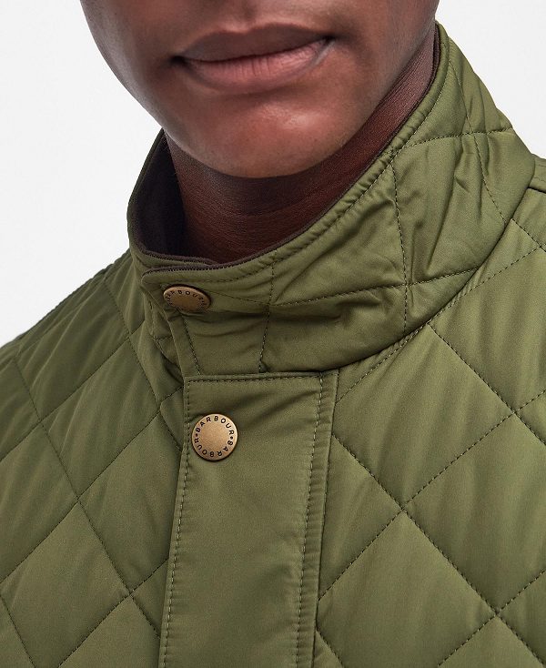 Barbour Lowerdale Gilet Dark Moss | BABO87557