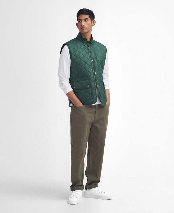 Barbour Lowerdale Gilet Racing Green | BABO87586