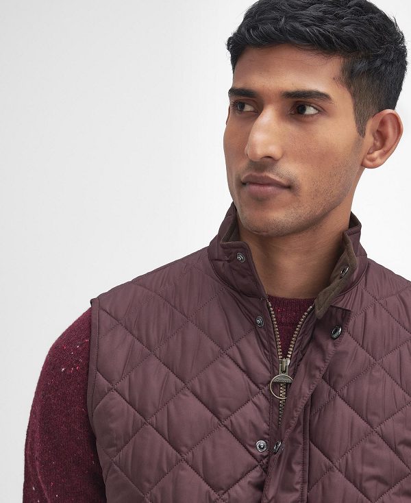 Barbour Lowerdale Gilet Winter Blackberry | BABO87580