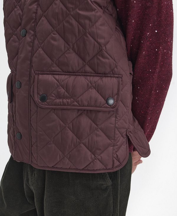 Barbour Lowerdale Gilet Winter Blackberry | BABO87580