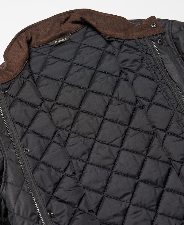 Barbour Lowerdale Quilted Jacket Black | BABO87353