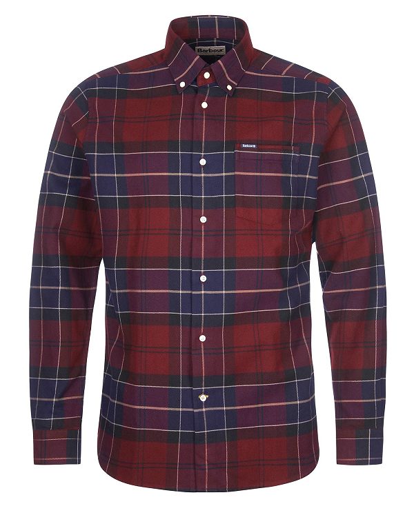 Barbour Lutsleigh Shirt Merlot | BABO87831