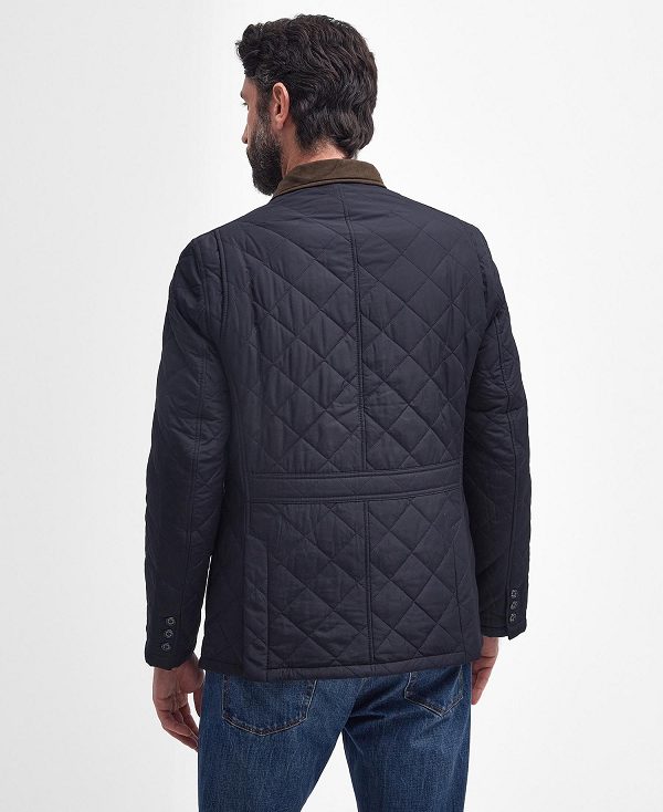 Barbour Lutz Quilted Jacket Navy | BABO87355