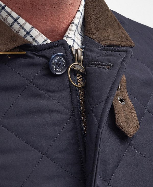 Barbour Lutz Quilted Jacket Navy | BABO87355