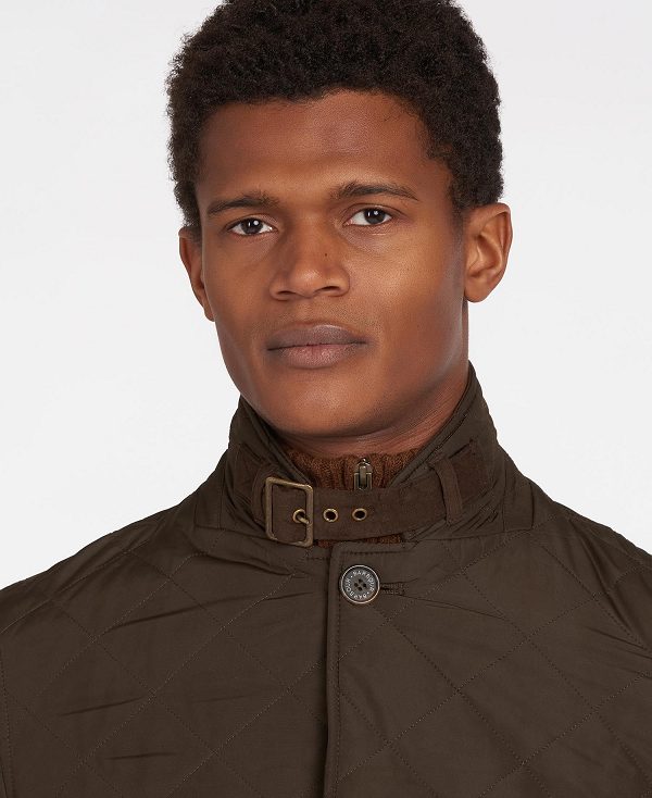 Barbour Lutz Quilted Jacket Olive | BABO87354