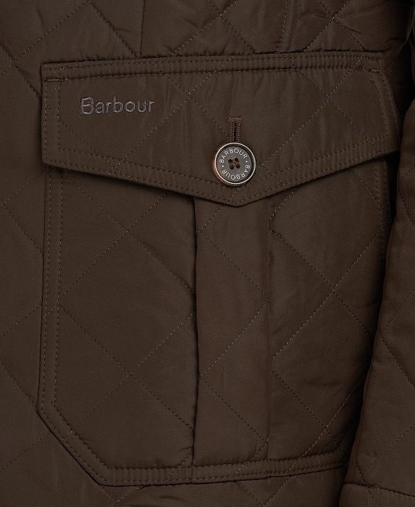 Barbour Lutz Quilted Jacket Olive | BABO87354