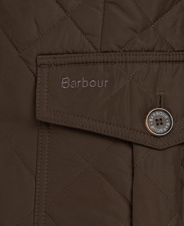 Barbour Lutz Quilted Jacket Olive | BABO87354