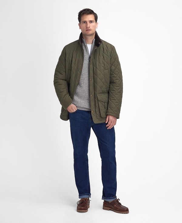 Barbour Lydford Quilted Jacket Army Green | BABO87396