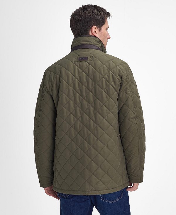 Barbour Lydford Quilted Jacket Army Green | BABO87396