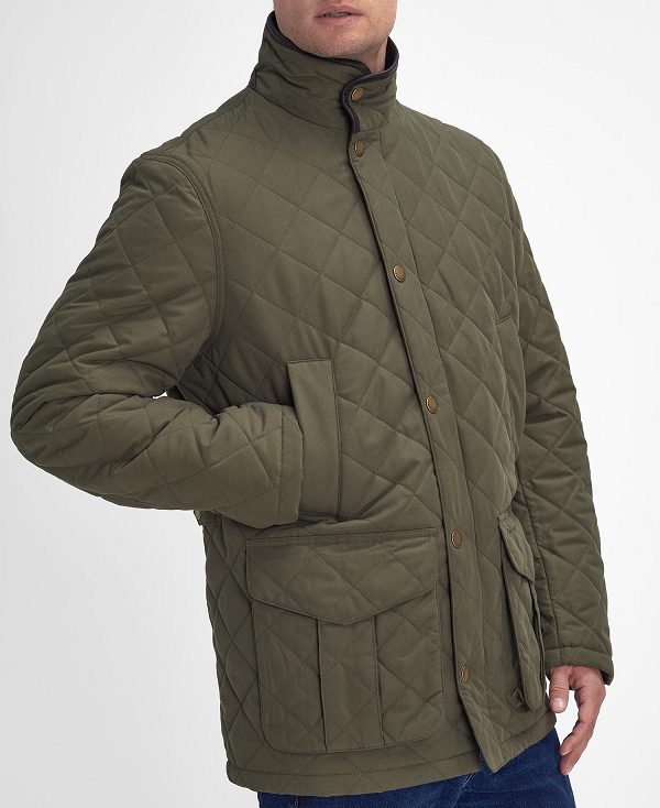 Barbour Lydford Quilted Jacket Army Green | BABO87396