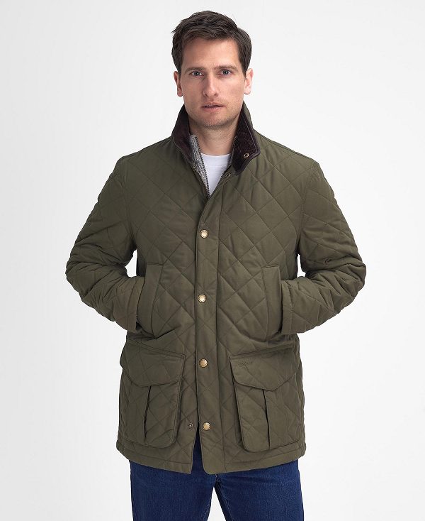 Barbour Lydford Quilted Jacket Army Green | BABO87396