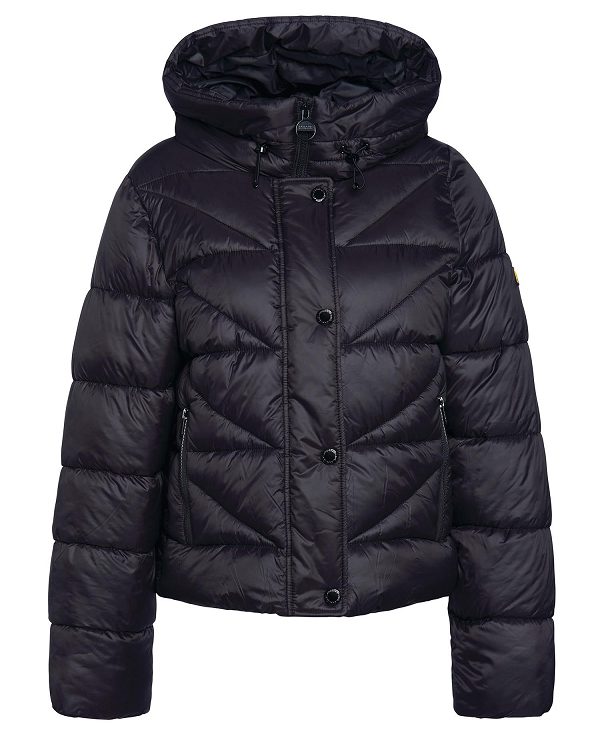 Barbour Lyle Quilted Jacket Black/Black | BABO89273