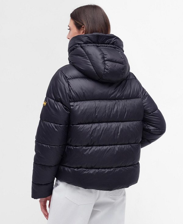 Barbour Lyle Quilted Jacket Black/Black | BABO89273