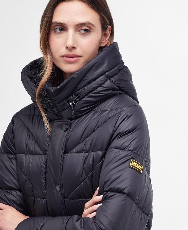 Barbour Lyle Quilted Jacket Black/Black | BABO89273