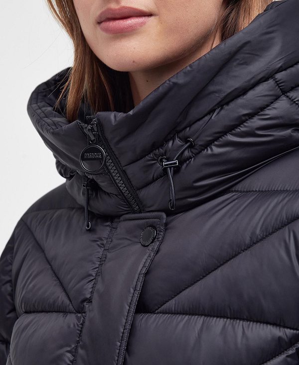 Barbour Lyle Quilted Jacket Black/Black | BABO89273