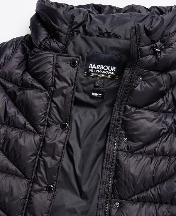 Barbour Lyle Quilted Jacket Black/Black | BABO89273