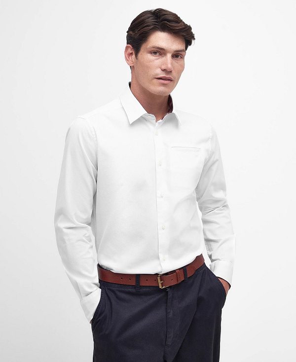 Barbour Lyle Tailored Shirt White | BABO87677