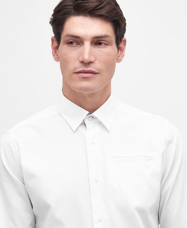 Barbour Lyle Tailored Shirt White | BABO87677