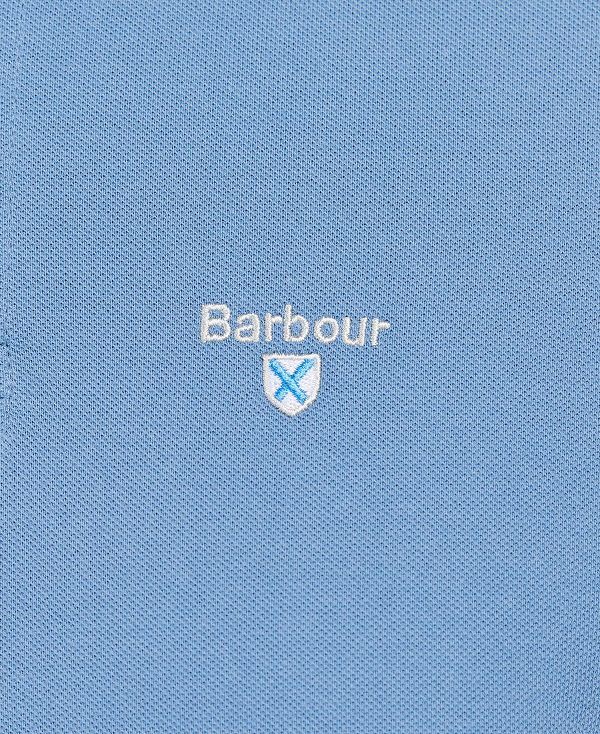 Barbour Lynton Polo Shirt Monaco Blue | BABO88018