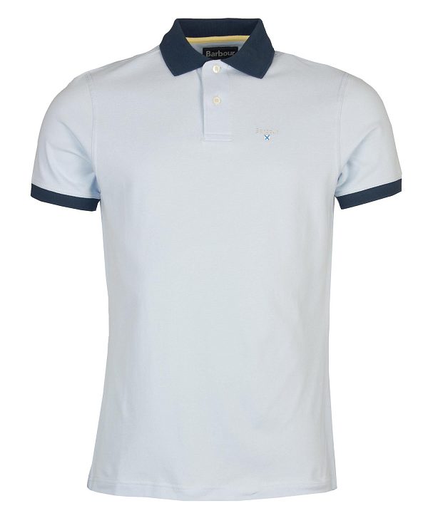 Barbour Lynton Polo Shirt White | BABO88030