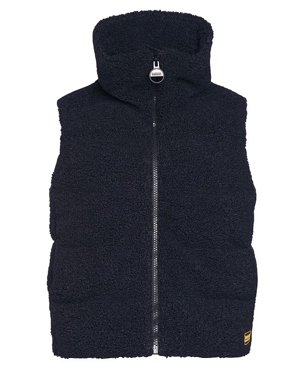 Barbour Maguire Fleece Gilet Black | BABO89432