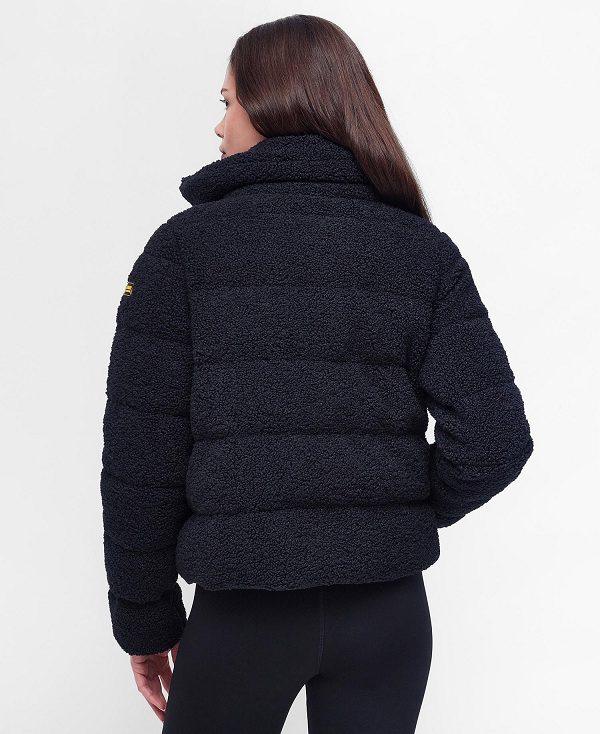 Barbour Maguire Fleece Quilted Jacket Black | BABO89274