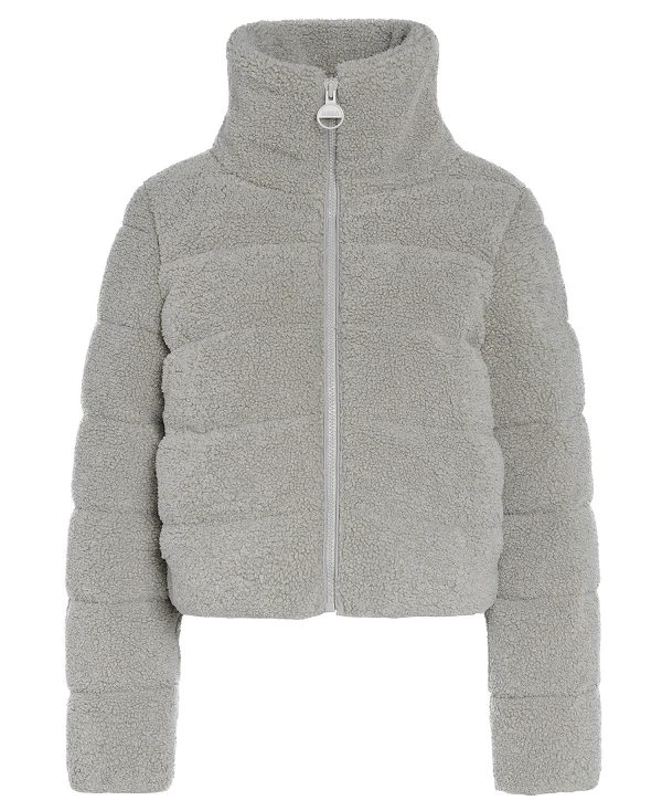 Barbour Maguire Fleece Quilted Jacket Urban Grey | BABO89268