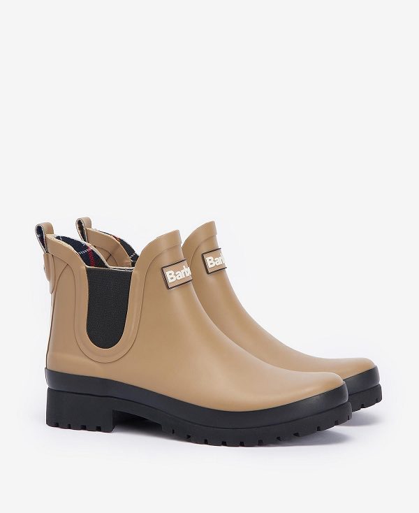 Barbour Mallow Wellingtons Sandstone/Black | BABO89944