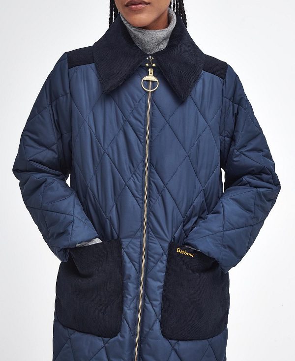 Barbour Malton Quilted Jacket Navy/Classic | BABO89365