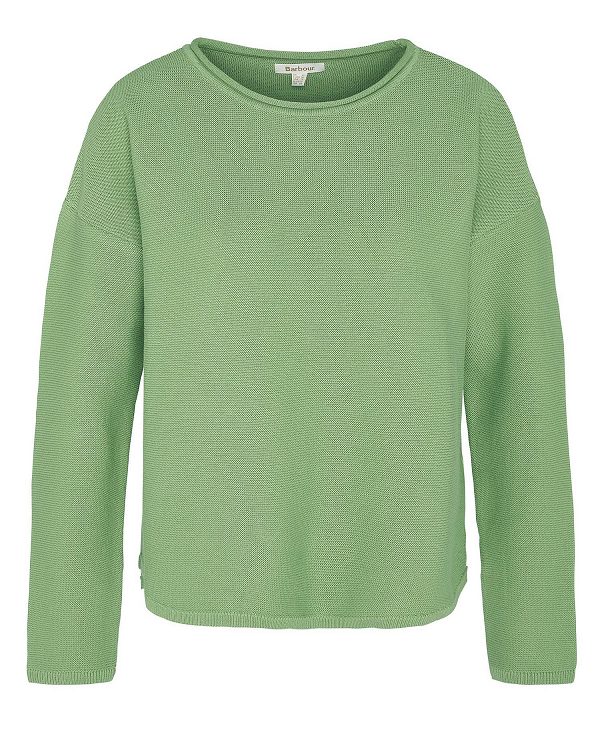 Barbour Marine Knitted Jumper Green | BABO89687