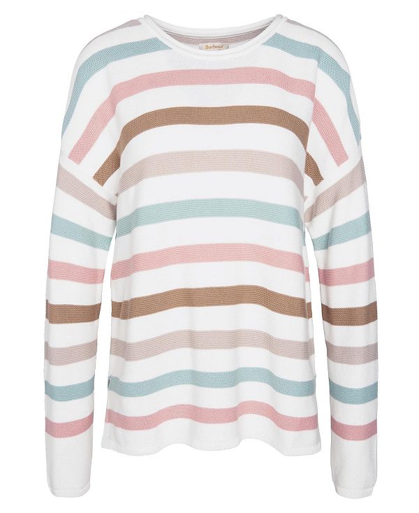 Barbour Mariner Striped Crew Neck Jumper Multi | BABO89695